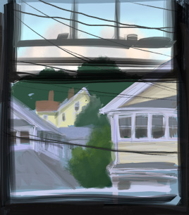 twilight in Watertown (framed)