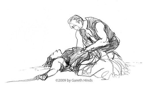 ASP’s The Duchess of Malfi - sketches by Gareth Hinds