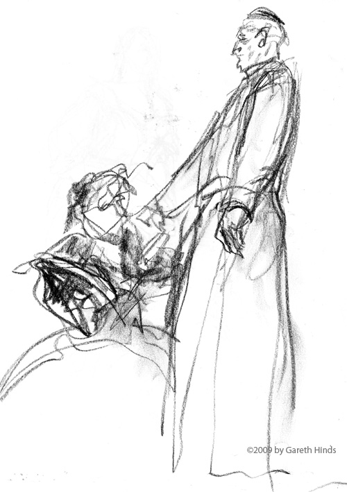 ASP’s The Duchess of Malfi - sketches by Gareth Hinds
